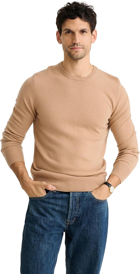 Cashmere Soft Men's Crew Neck Sweater