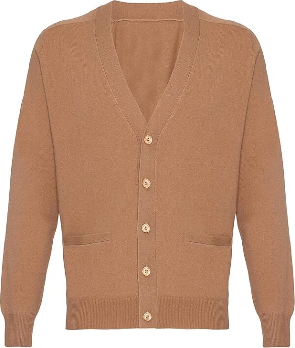 Pure Cashmere Classic Button-Up Cardigan - Image 2
